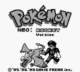 Pokemon Neo - Rocket (blue) Title Screen